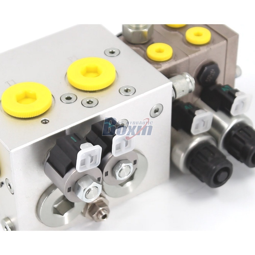 QSF32 Load Sensitive Proportional 2 Spool Sweeper Truck Valve detail image